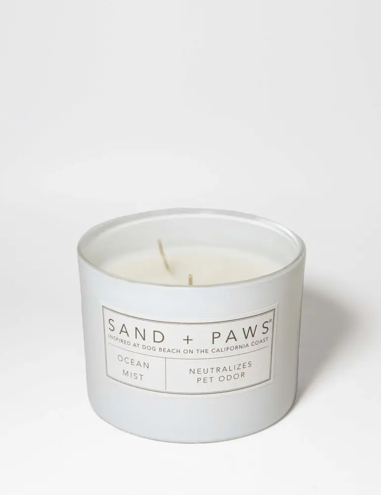 Sand + Paws Ocean Mist 12 Oz Scented Candle - Image 3
