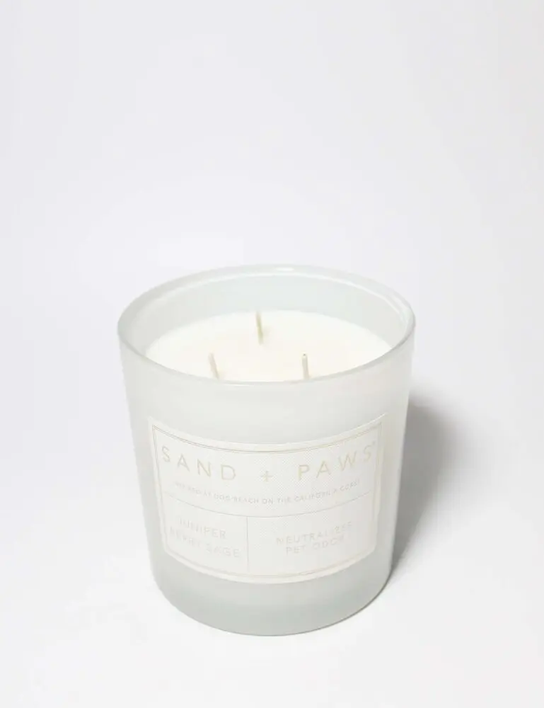 Sand + Paws Juniper Berry Sage 21 Oz Scented Candle - Image 3
