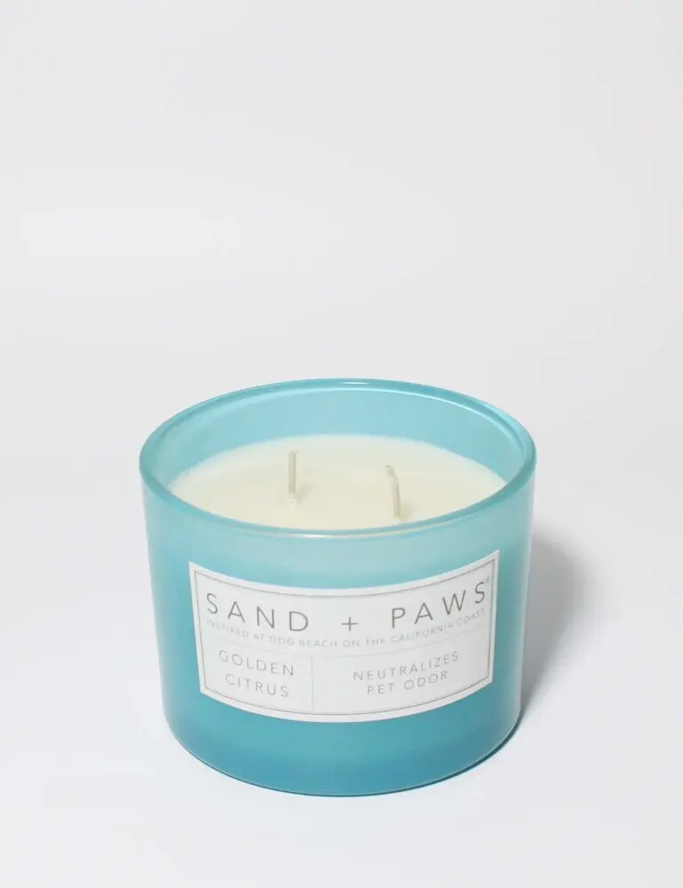 Sand + Paws Golden Citrus 12 Oz Scented Candle - Image 3