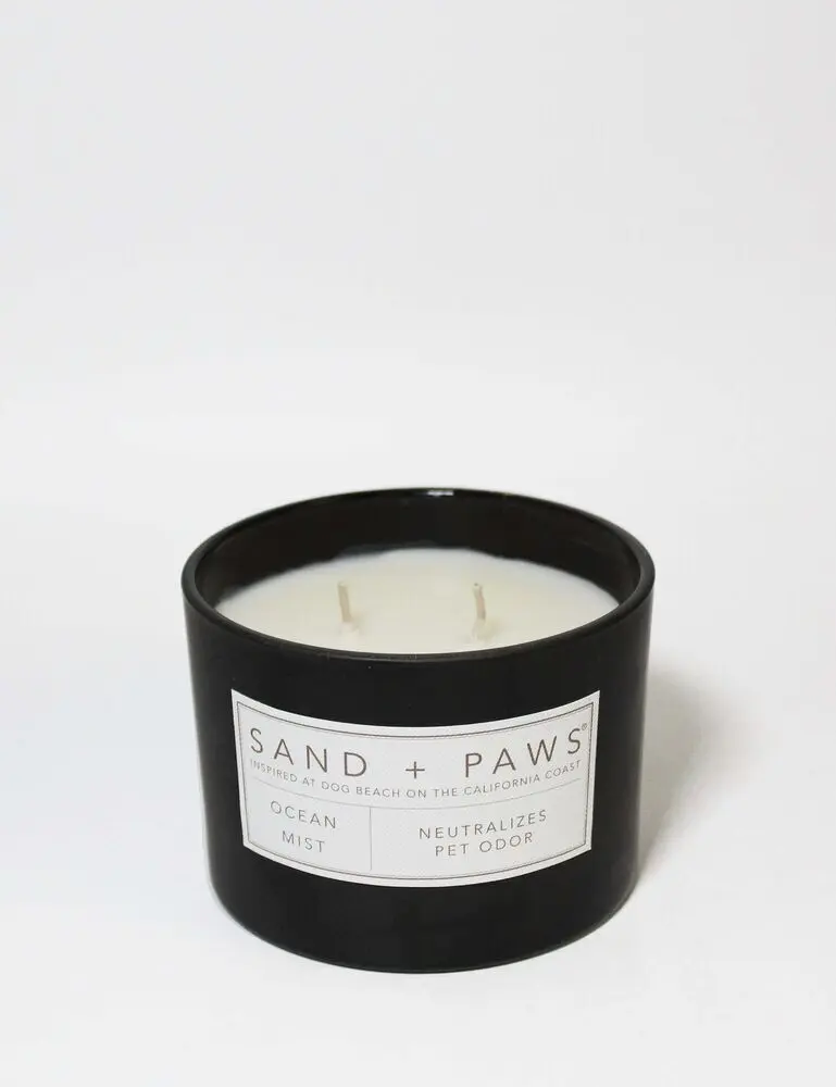 Sand + Paws Ocean Mist 12 Oz Scented Candle - Image 3