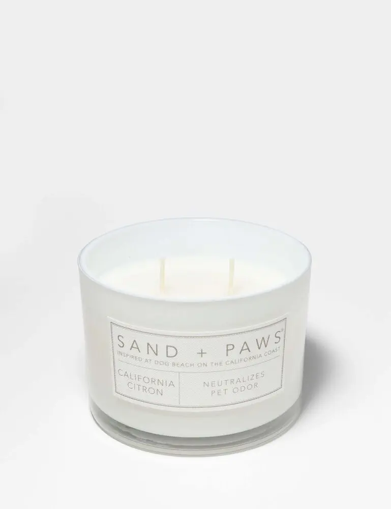 Sand + Paws California Citron 12 Oz Scented Candle - Image 3