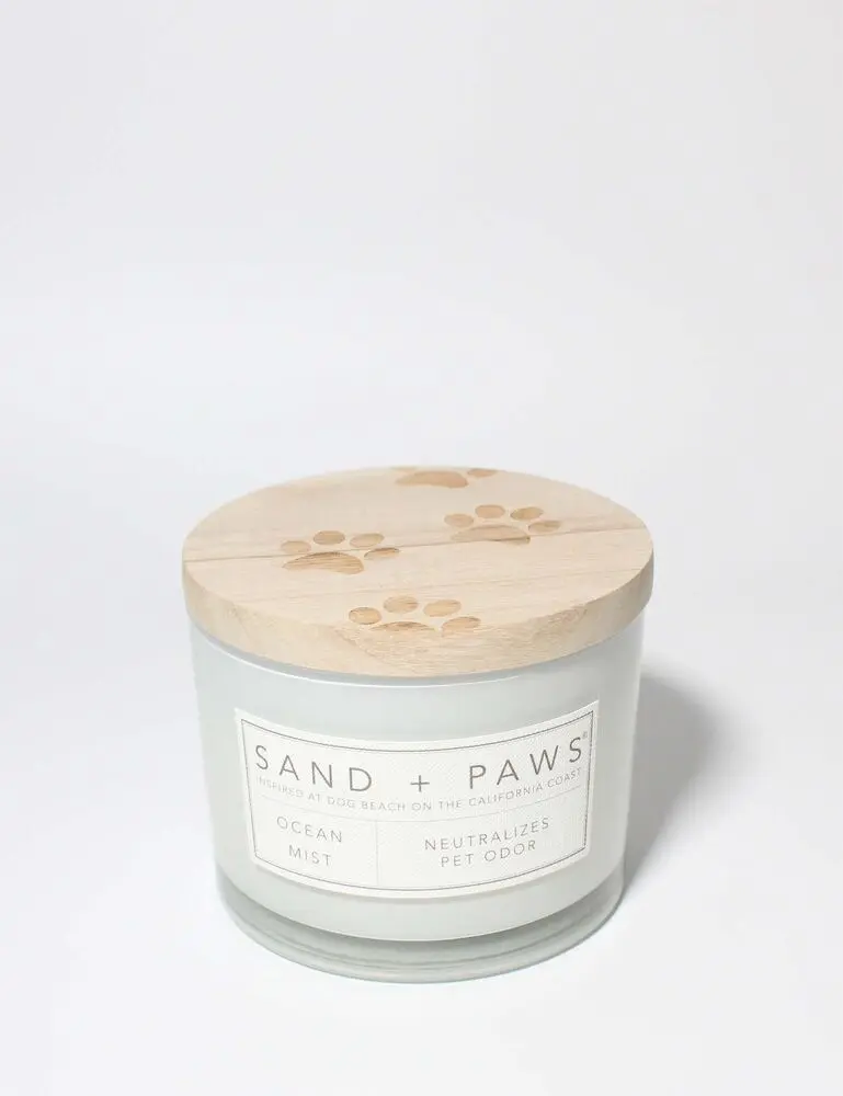 Sand + Paws Ocean Mist 12 Oz Scented Candle