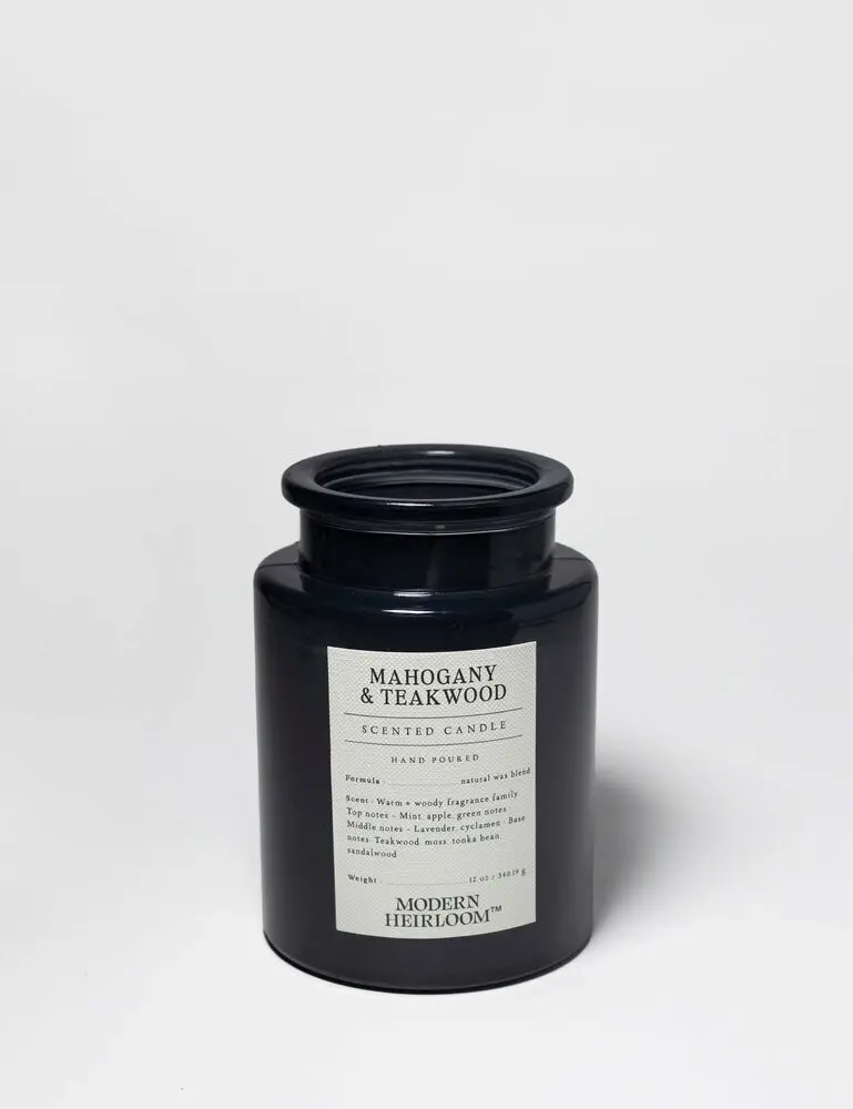 Mahogany & Teakwood 12 Oz Scented Candle - Image 3