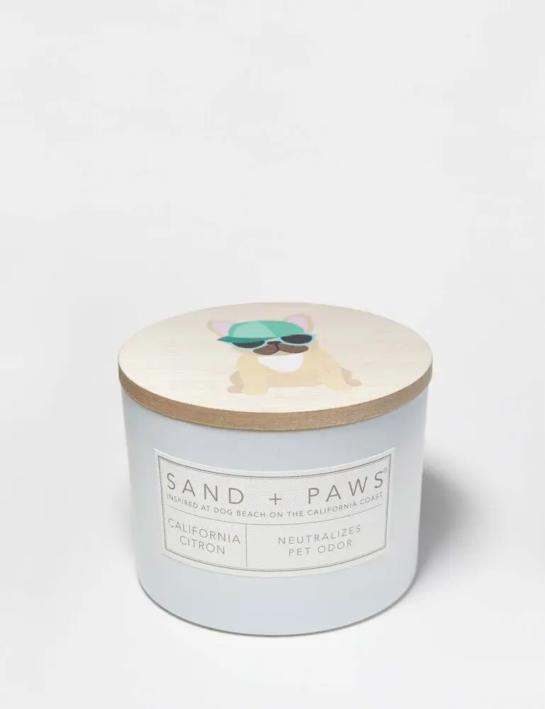 Sand + Paws California Citron 12 Oz Scented Candle