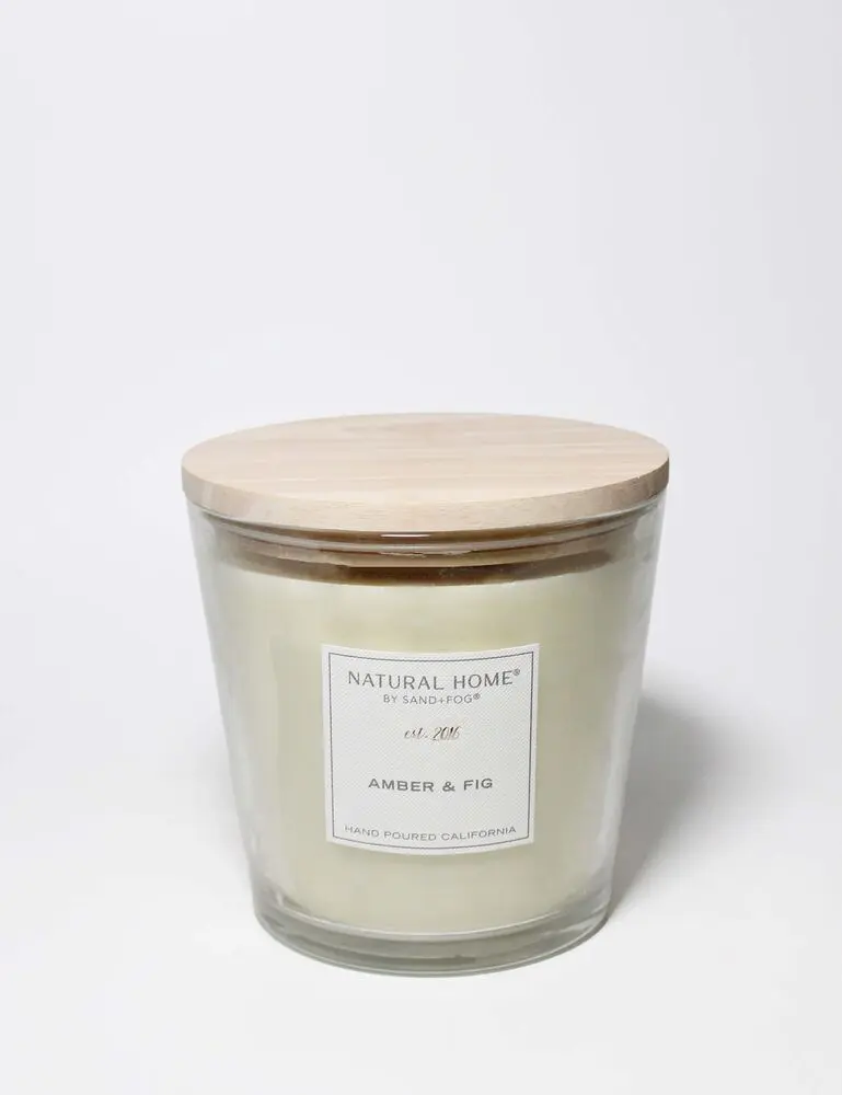 Amber & Fig Natural Home 31 Oz Scented Candle