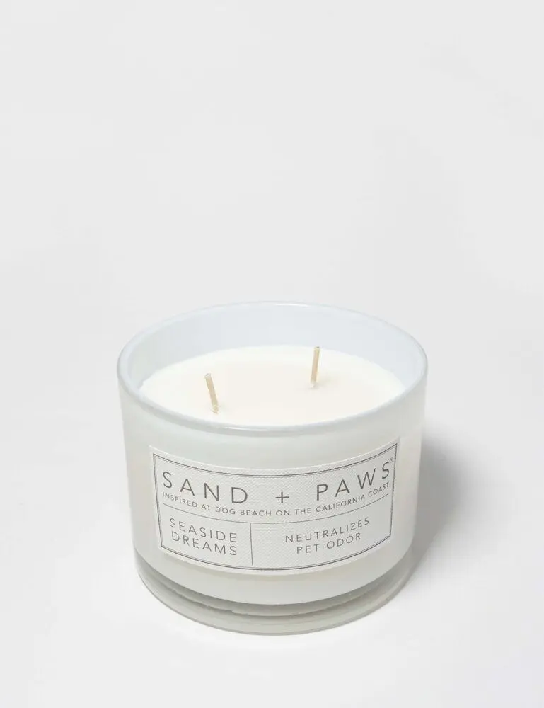 Sand + Paws Seaside Dreams 12 Oz Scented Candle - Image 3
