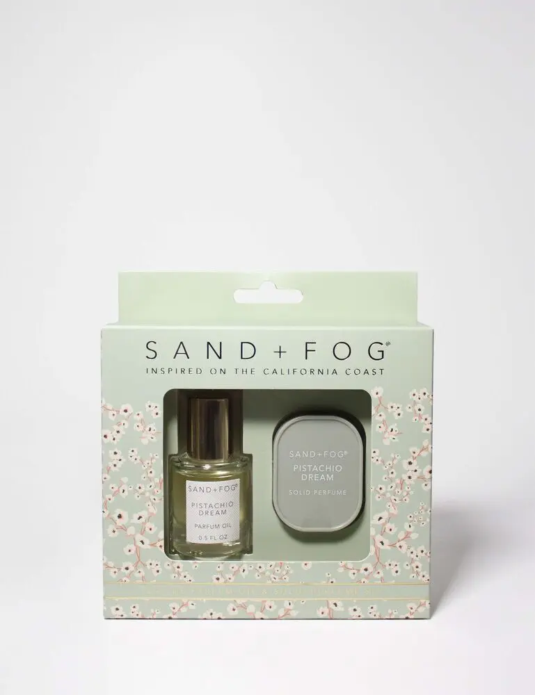 Perfume Oil Rollerball And Solid Perfume Set - Pistachio Dream