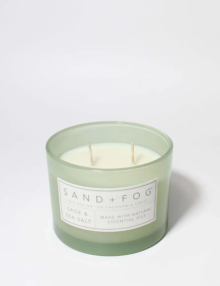 Sage & Sea Salt 12 Oz Scented Candle - Image 3